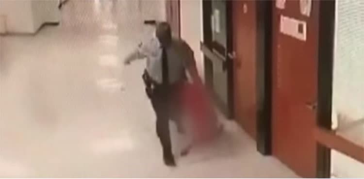 WATCH: Video captures security official beating up minor school boy