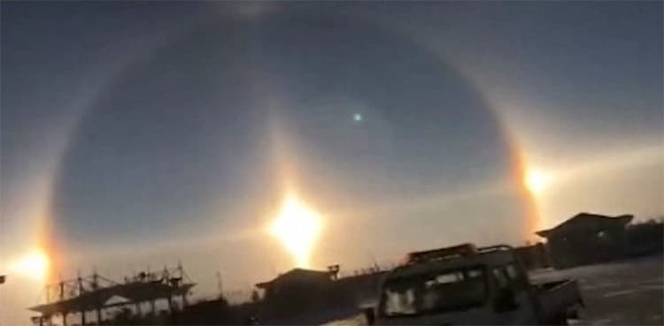 WATCH: Three suns appear on sky over China