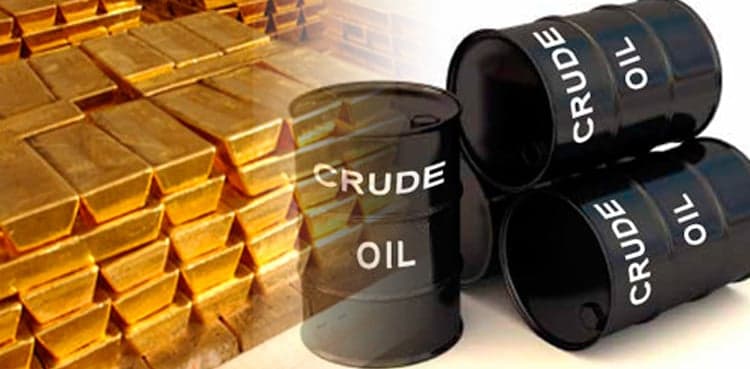 Oil, gold prices drop in int'l market shortly after Trump's speech