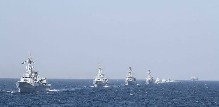 Pakistan Navy flotilla visits Muscat, Oman as part of overseas deployment