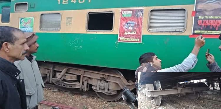 Two bogies of Allama Iqbal Express derail near Kotri