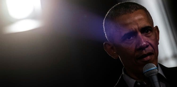 Obama absent from Democratic White House race but looming large