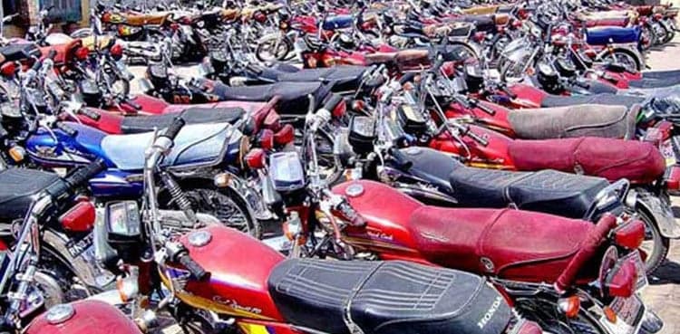 CPLC data reveals over 90 bikes being stolen, snatched every day in Karachi