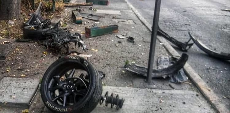 Man flies out the windshield of car he crashed, did not wear seat-belt
