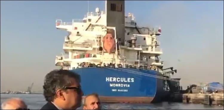 Soybean ship to be towed out of Karachi Port tonight: Port authority
