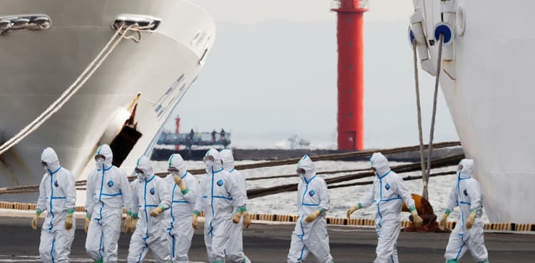 Japan cruise ship virus cases jump to 218