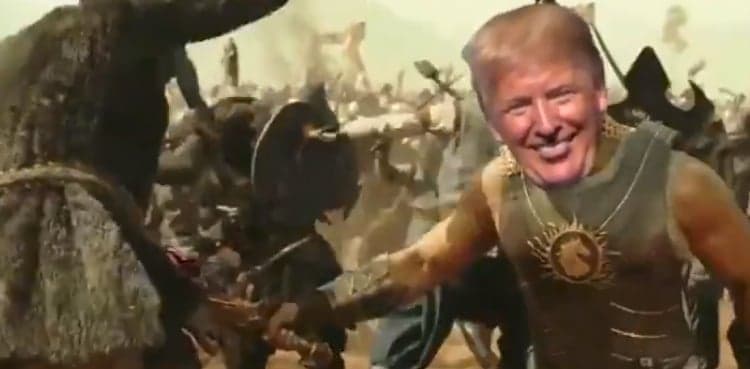 Trump retweets video showing him as 'Bahubali'