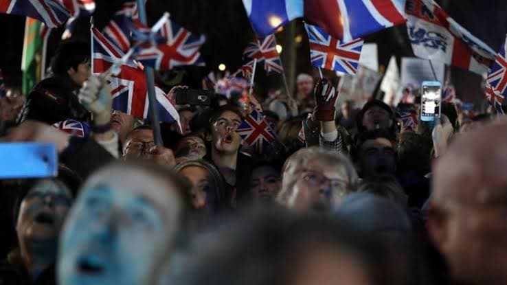 Brexit at last: Celebrations as Britain leaves the EU