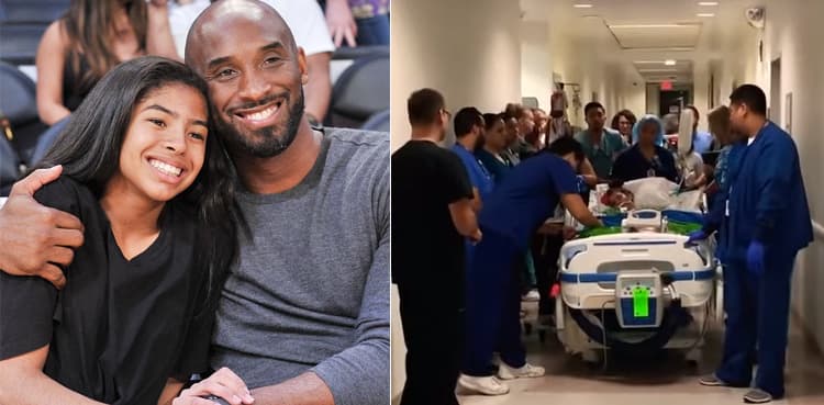 Does this viral video show final moments of Kobe Bryant's daughter?