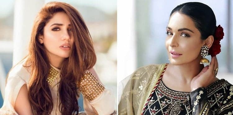 Mahira Khan, Meera engage in a friendly banter at PISA Awards