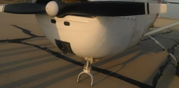 Trainer jet escapes accident as nose-wheel falls off after taking flight