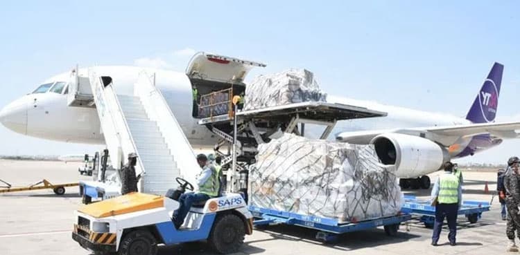 Another special plane carrying medical supplies from China arrives in Islamabad