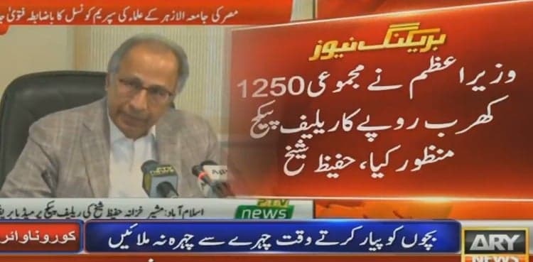 Hafeez Shaikh elaborates govt's economic plan amid COVID-19 crisis