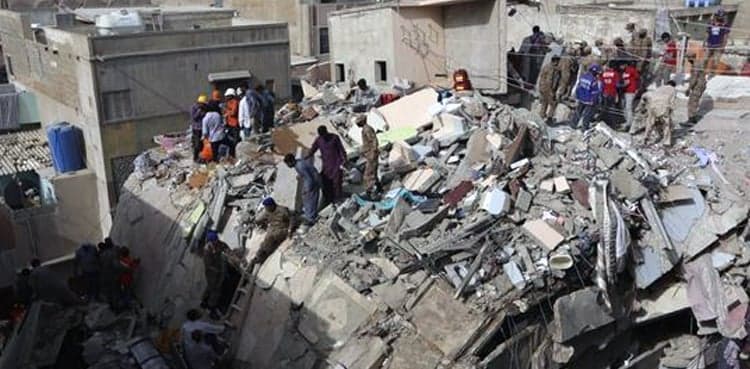 Karachi building collapse death toll rises to 23