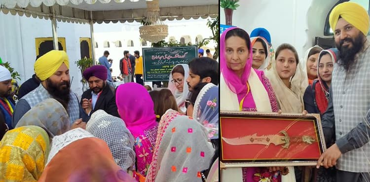 Wife of CM Indian Punjab visits Kartarpur Sahab with 150 female pilgrims