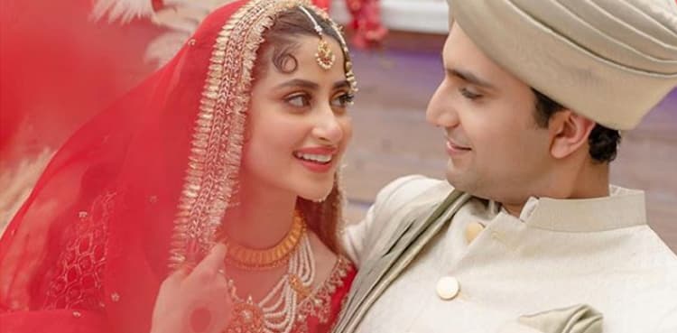 Sajal Ahad Mir posts first photo after marriage