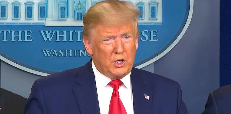 Trump moves to calm virus fears after first death on US soil