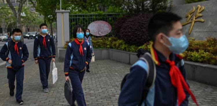 Back to school in China as lockdowns start to ease worldwide