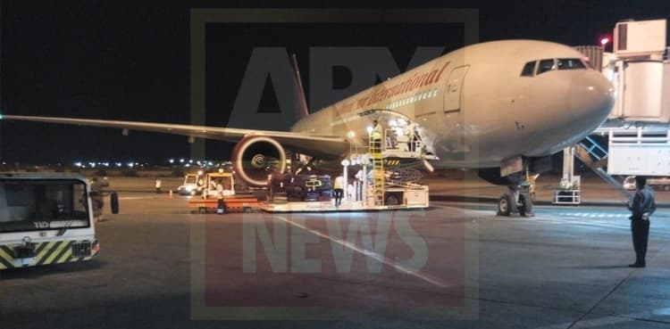 Special flight with 375 US citizens on board departs from Karachi airport