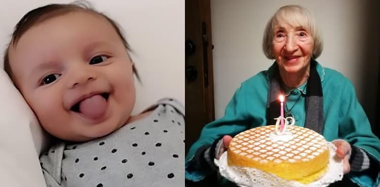 8 month infant, 102 year old adult cured of coronavirus