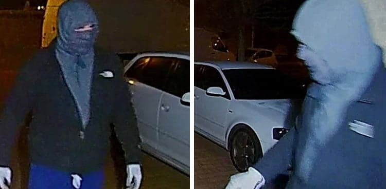Thief caught on CCTV stealing elderly man’s food from doorstep
