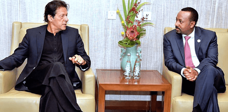 PM Imran discusses COVID-19 pandemic with Ethiopian counterpart