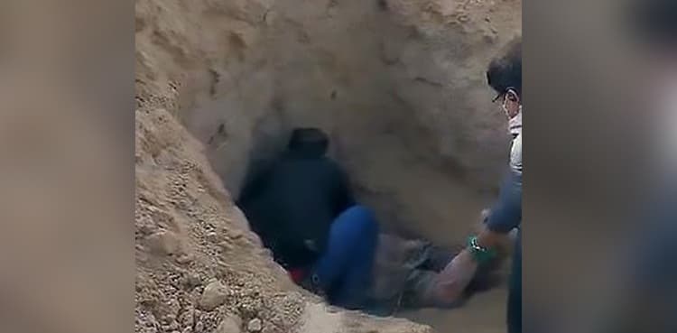Paralyzed woman survives after being buried alive
