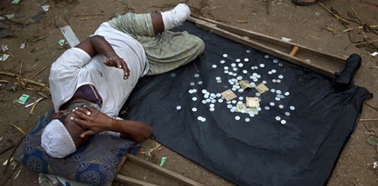Hidden wealth discovered from beggar who was being helped by NGO