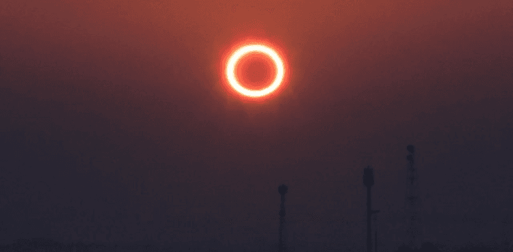 'Ring of fire' solar eclipse thrills skywatchers in Africa, Asia