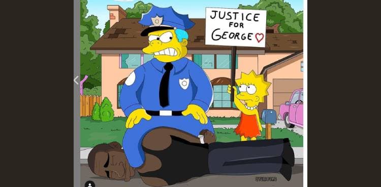 Did 'The Simpsons' predict George Floyd's death?