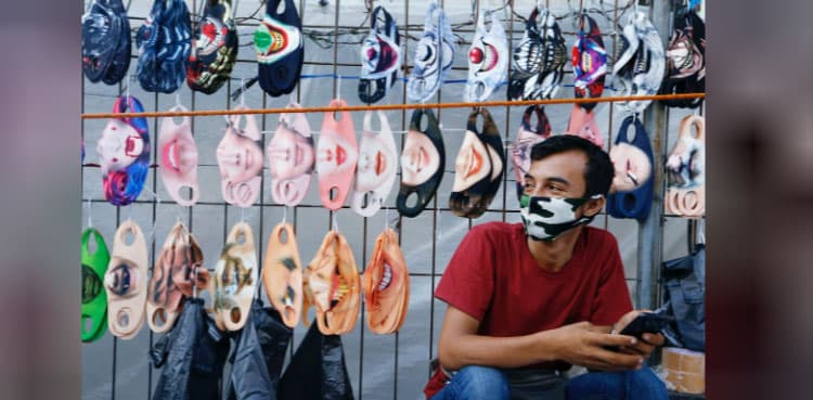Fashion masks a hit as Indonesians, Malaysians seek style in safety