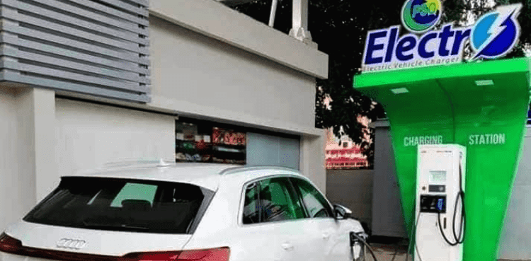 First fast charging unit station for electric vehicles installed in Pakistan    