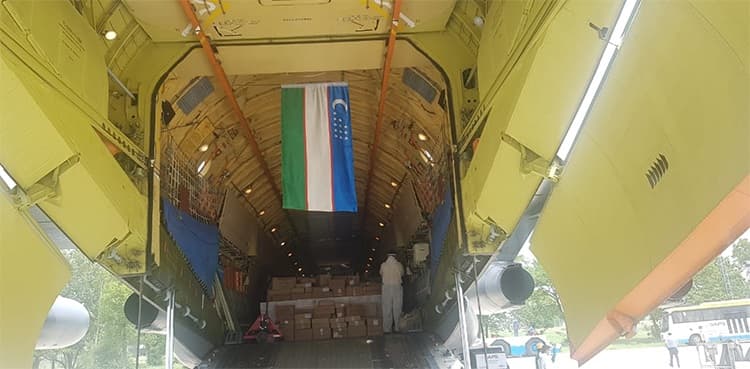 Uzbekistan donates 25 tonnes of medical supplies to Pakistan