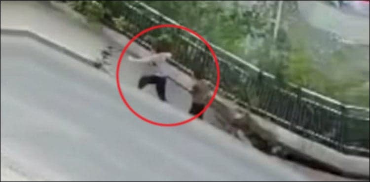 WATCH: Massive sinkhole swallows two people, video goes viral   