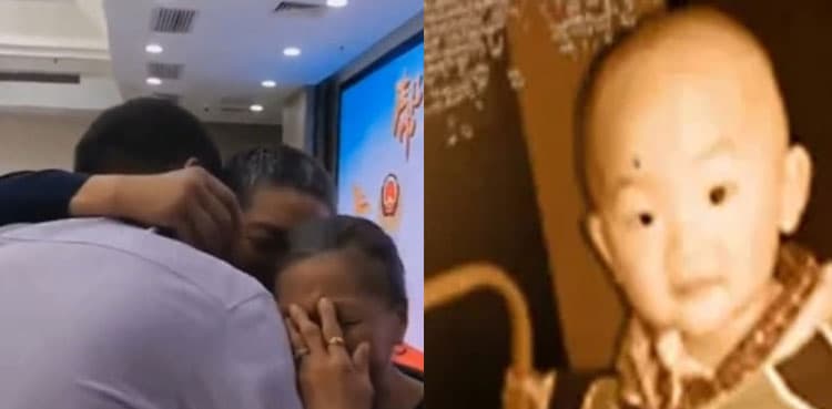 Touching video: Elderly parents reunited with son after nearly 40 years