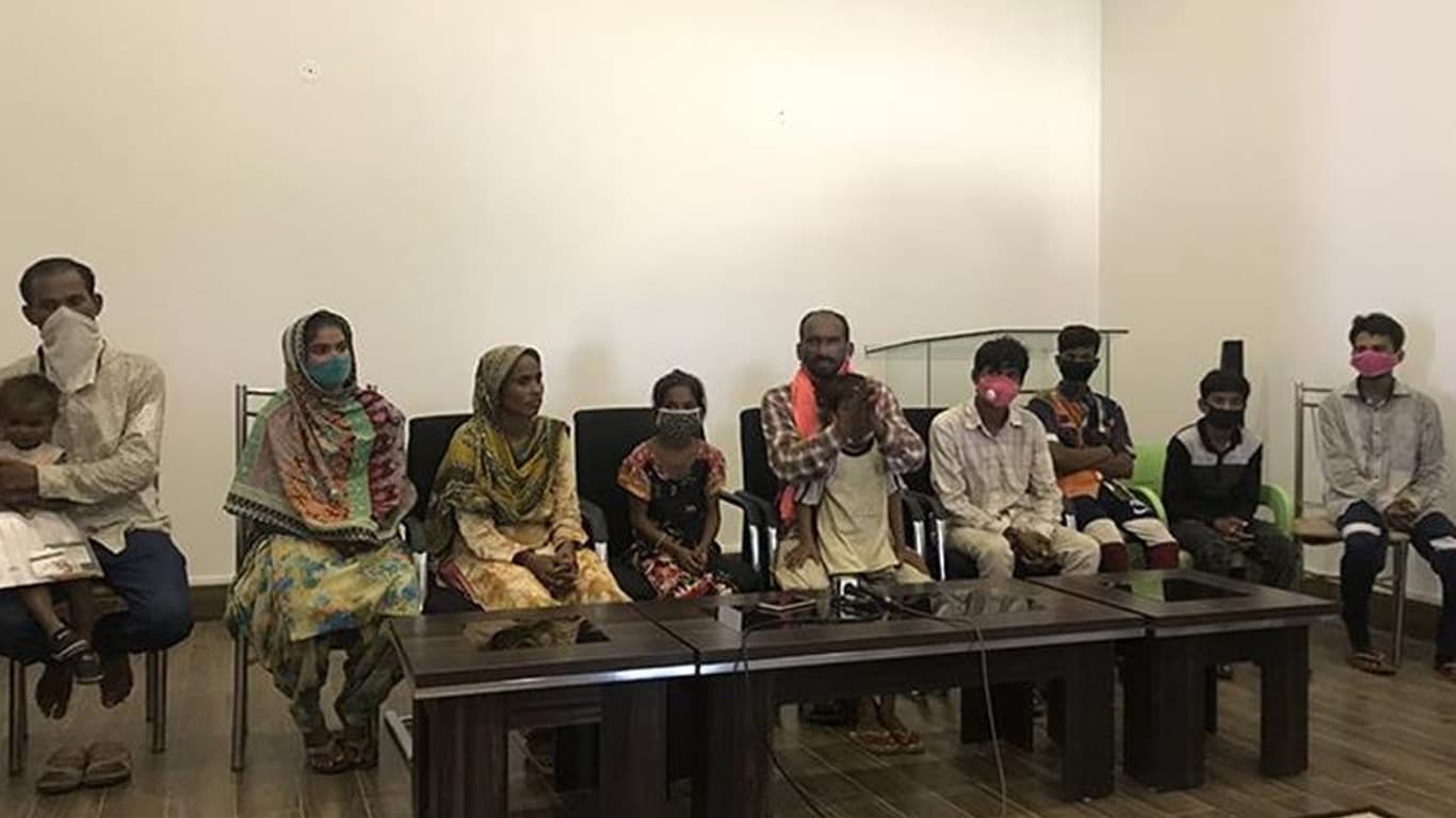 Hindu family, moved to settle in India, returns back home