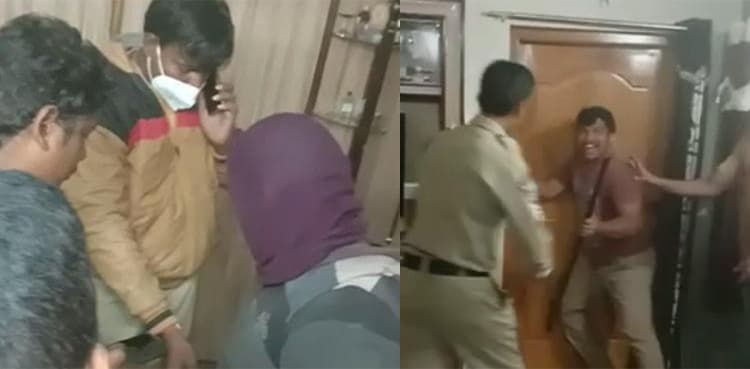 Burglar caught red-handed while taking nap during robbery