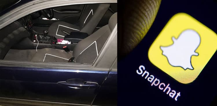 Woman falls out of car window while filming Snapchat video