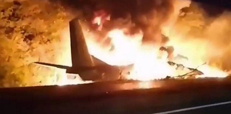 Students among 22 people killed in Ukraine plane crash