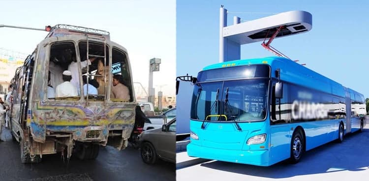 'Karachi's public transport to be converted into electric buses'