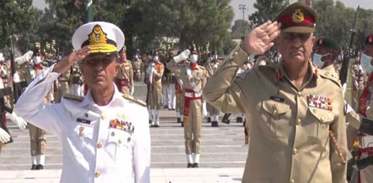 New naval chief Admiral Niazi calls on Gen Bajwa