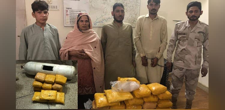 ANF recovers 18kg heroin concealed in CNG cylinder of vehicle