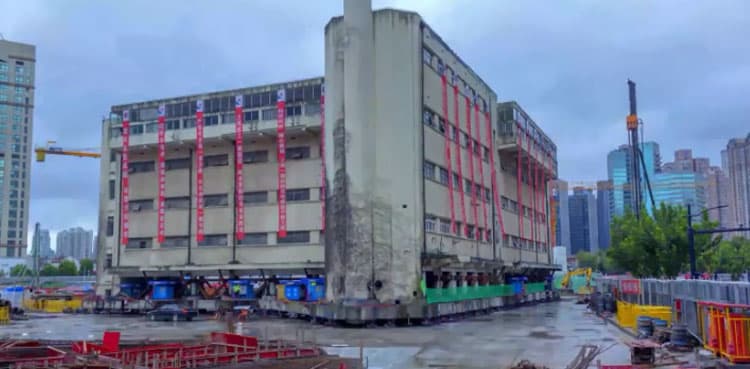 WATCH: 5-storey building 'walks' to new location