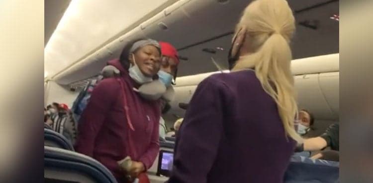 WATCH: Woman kicked off plane after hitting flight attendant