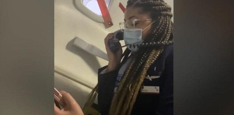 Watch: Flight attendant bids tearful goodbye amid Covid-19 layoffs