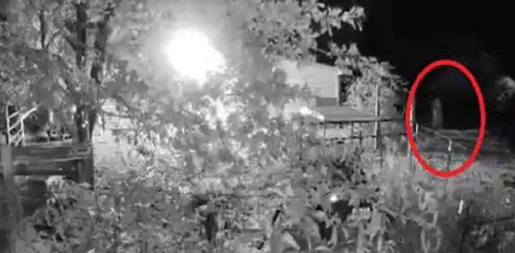 WATCH: ‘Ghostly’ figure caught on camera lurking outside house  