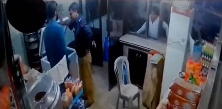 Policemen vandalize shop after refusal of free 'Lassi' in Karachi, video goes viral