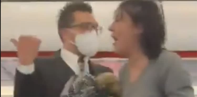 WATCH: Maskless woman thrown off flight after coughing on passengers