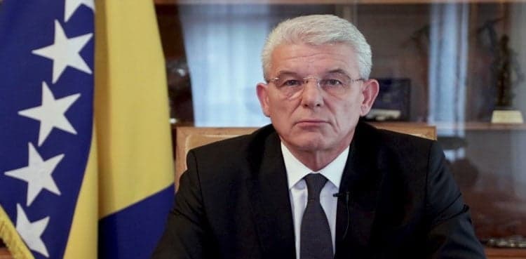 Bosnia's President Sefik Dzaferovic arrives in Pakistan