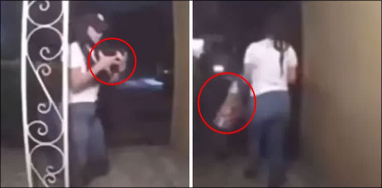 Delivery driver caught on camera stealing food, deceiving owner